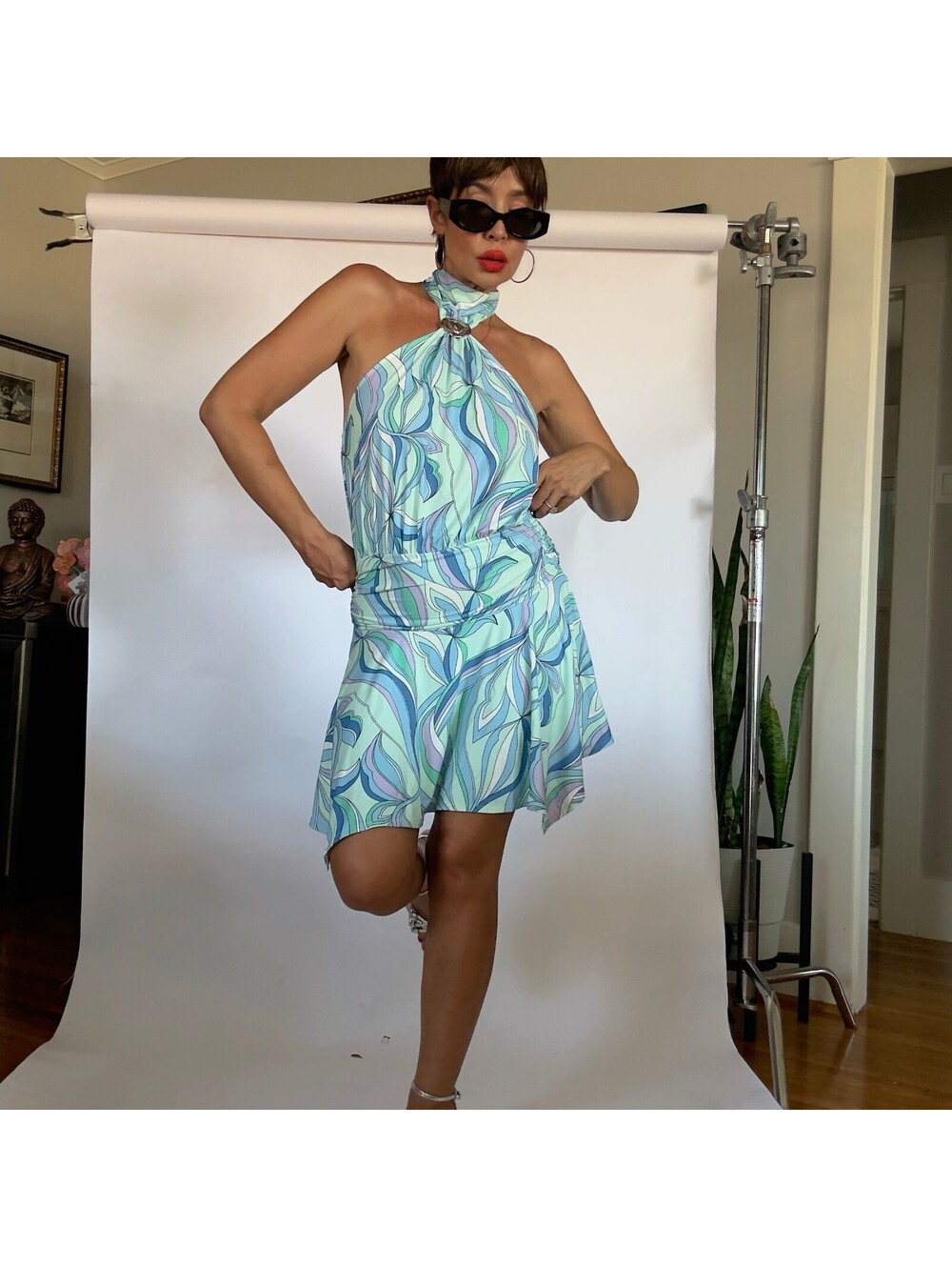 Halter Mini Dress